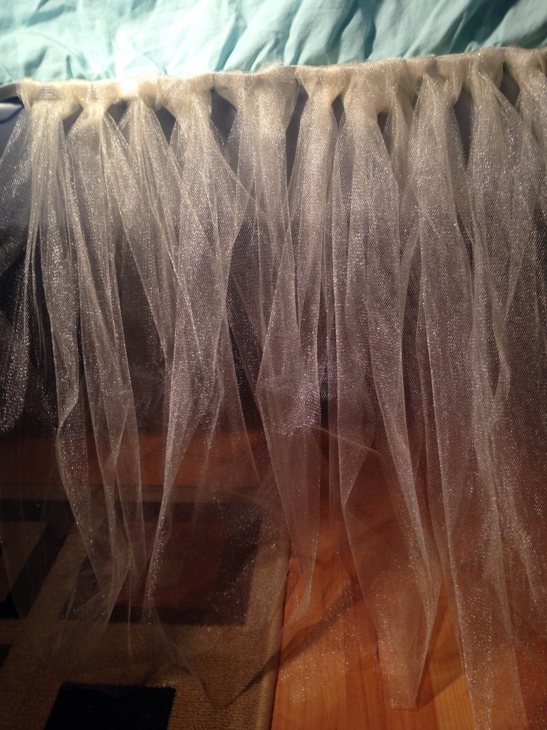 How to make a Tulle Crib Skirt Paper Mart