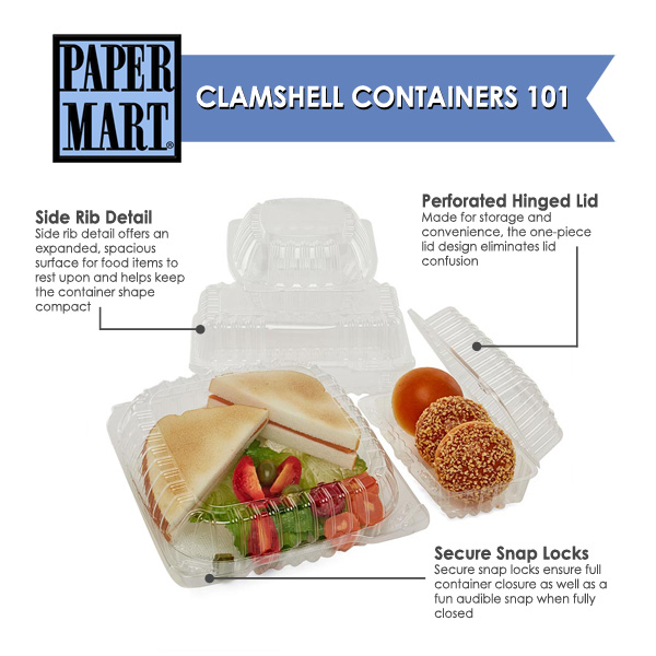 clamshell containers