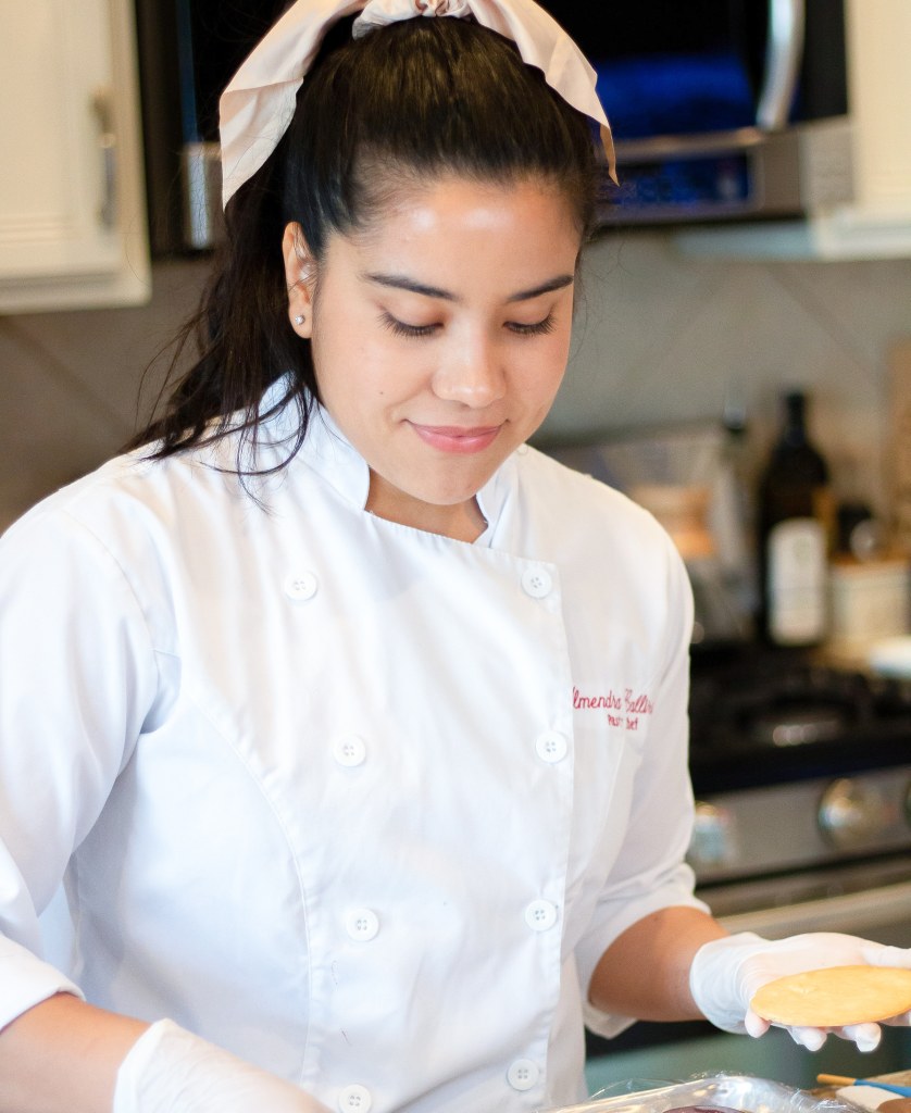 Chef and founder of Sweet Almond Pastries, Almendra Calligros