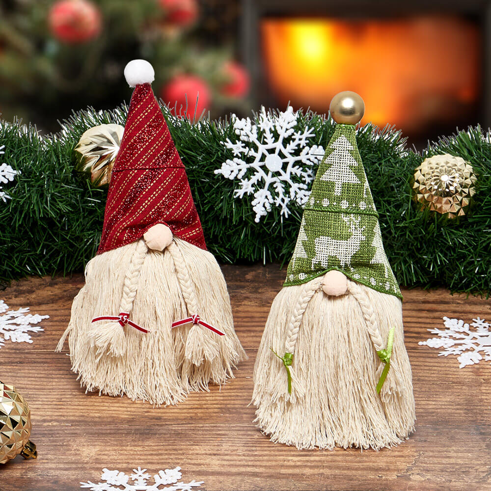 Winter gnomes made with Paper Mart products