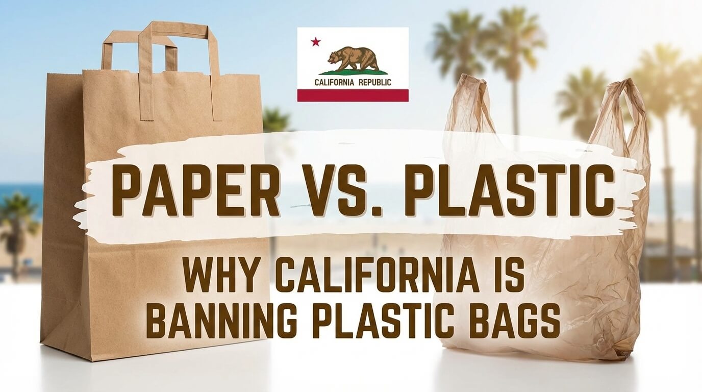 December Blog: Paper vs. Plastic – Why California Is Banning Plastic Bags